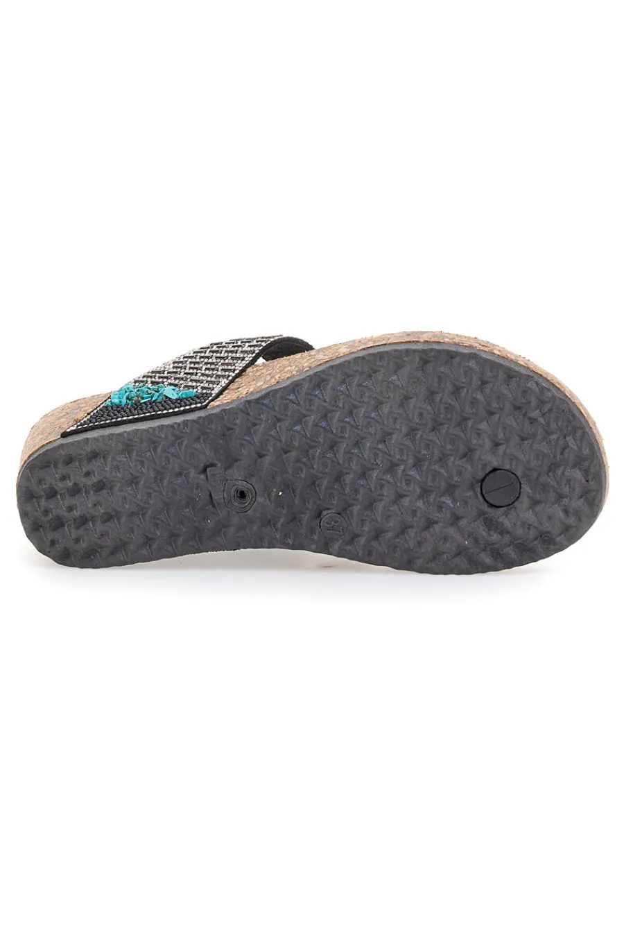 PRIMA RIGA Ciabatte Infradito Nere Con Strass e Perline 14199 Discount