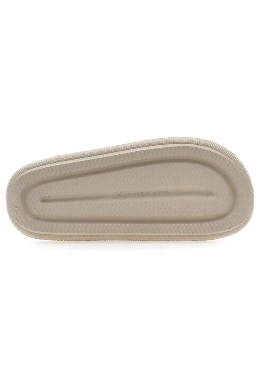 2T2L Ciabatte in gomma bianche con fascia ampia plantare decorato 1055 BIANCO Clearance