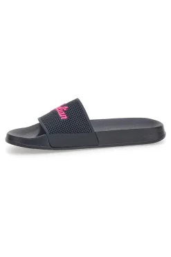 AUSTRALIAN Ciabatte in Gomma Nera 0 NERO/FUXIA New