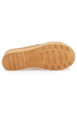 PITTARELLO LOVE Ciabatte in vera pelle gialle 33101 Outlet