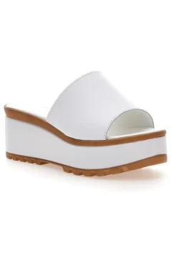 PITTARELLO LOVE Ciabatte in Vere Pelle Bianche 3000101 BIANCO Online