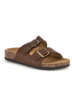 PITTARELLO SUN Ciabatte con doppia fibbia CHLY2417A01 MARRONE Sale