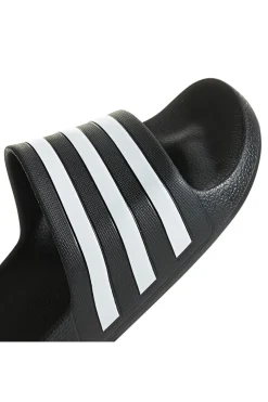 Uomo ADIDAS Ciabatte Nere Con Dettagli Bianchi Adilette Aqua