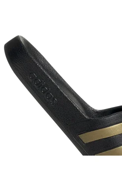 Uomo ADIDAS Ciabatte Nere Con Dettagli Oro Adilette Aqua