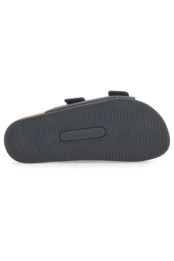 PITTARELLO TIERRA Ciabatte Nere con Doppia Fibbia Made in Italy 335A20630SR Hot