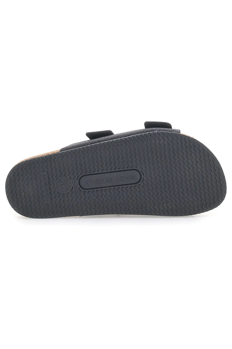 PITTARELLO TIERRA Ciabatte Nere con Doppia Fibbia Made in Italy 335A20630SR Hot