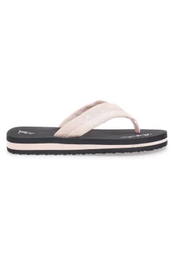 AUSTRALIAN Ciabatte nere con fascia rosa AU24W9 Hot