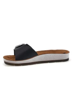 INBLU Ciabatte nere con fibbia 55CP NERO Best