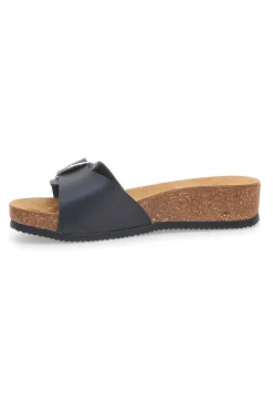 PITTARELLO ECO Ciabatte nere con fibbia regolabile 293A21030SR New