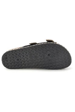 ME u0026 ME Ciabatte nere con fibbie e dettagli ricamati Me & Me 14184 NERO Hot