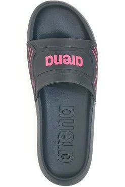 ARENA Ciabatte nere con logo fucsia e suola ergonomica URBAN EASY Discount