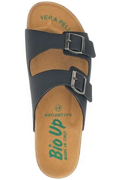 Uomo BIO UP Ciabatte Nere Con Naturform Made In Italy 1902