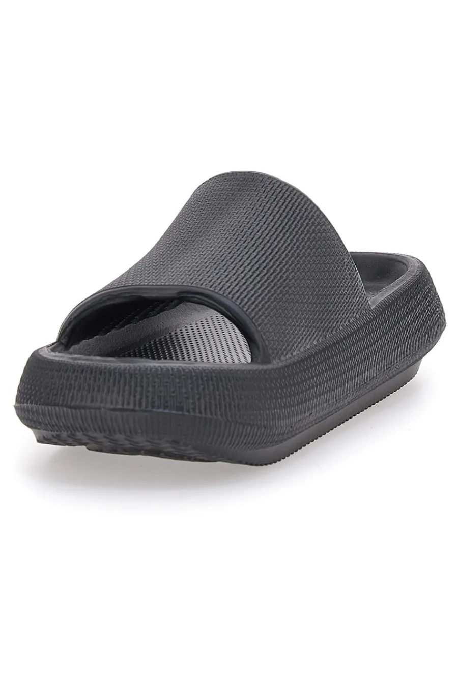 2T2L Ciabatte Nere Con Suola Chunky 01 NERO Online