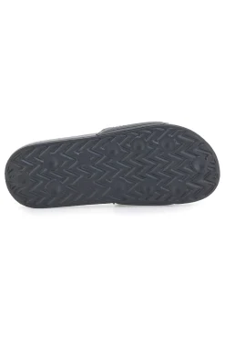 Uomo SUPERGA Ciabatte Nere Fascia Singola Logo 24S753