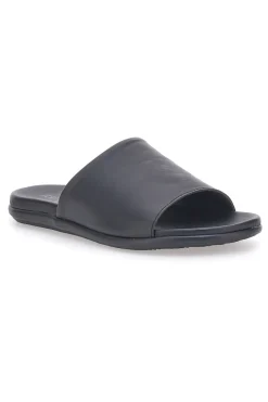 Uomo JERPOINT Ciabatte Nere in Pelle Made in Italy 8113