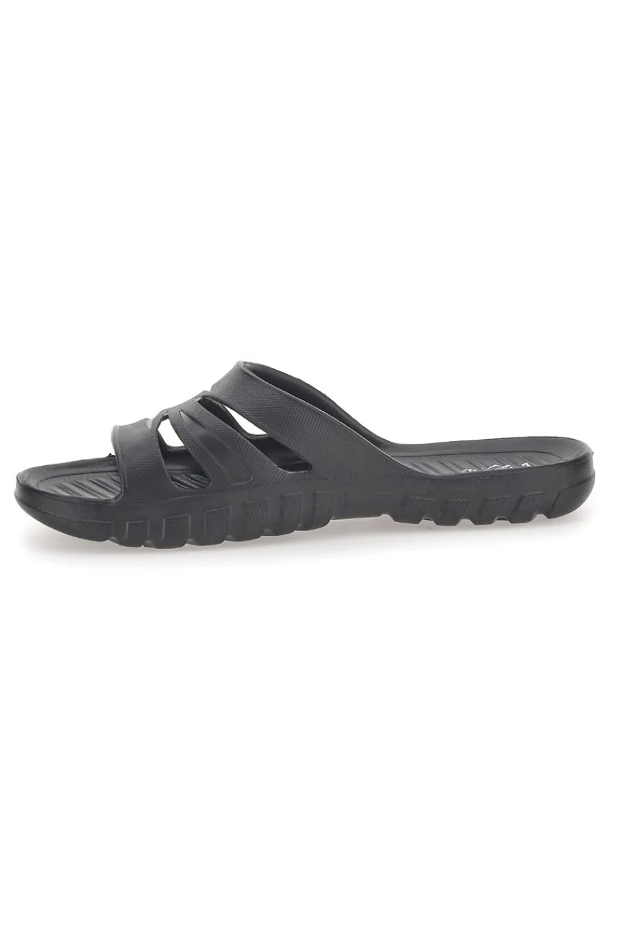 Uomo EVERLAST Ciabatte nere monoscocca con logo EV064