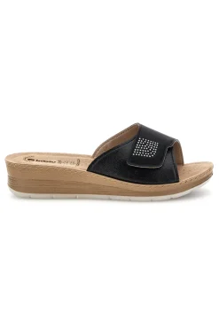 INBLU Ciabatte Nero Fascia Con Strass 59 FC Hot