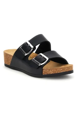 PITTARELLO ECO Ciabatte nero sottopiede in vera pelle 293A350SR