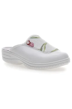 MRS CHEF Ciabatte Professionali Bianche in Vera Pelle 5533 Best