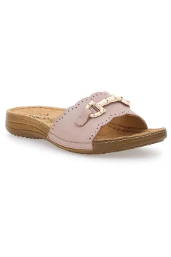 TIGLIO Ciabatte Rosa Con Sottopiede in Vera Pelle 4310 CIPRIA Sale