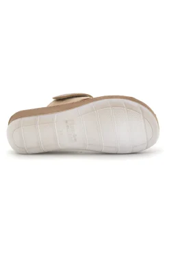 INBLU Ciabatte con sottopiede in pelle 62 FC SABBIA Discount