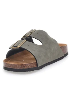 Uomo GOODYEAR Ciabatte Verdi Con Doppia Fascia GY11031