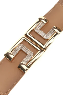 FIRST LADY Cintura elastica con fibbia gioiello WIS C
