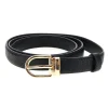 FIRST LADY Cintura nero con fibbia WIS 0149 B