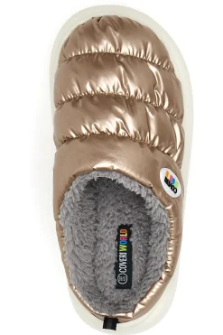 Donna COVERI WORLD 207 Roségoldene Hausschuhe