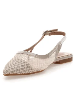 LE HAVRE PARIS Décolleté beige con cinturino posteriore Le havre XQJ52012 Best