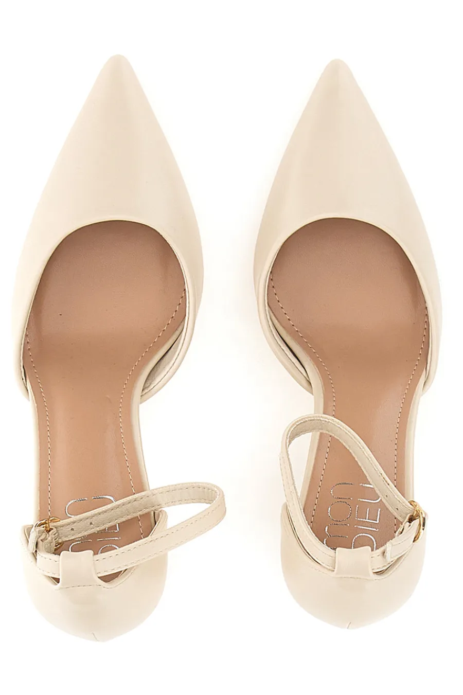 MON DIEU Décolleté tacco alto DO19813 BEIGE Discount