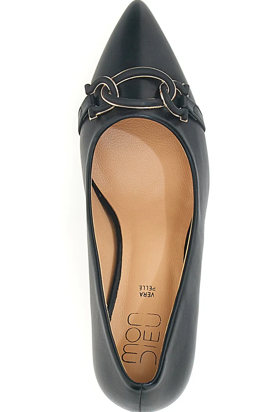 MON DIEU Décolleté Nere A punta Con Morsetto Frontale B1927Q13 SCHWARZ Online