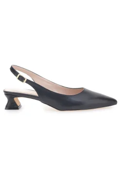 PITTARELLO GLAM Décolleté Nere A Punta Con Tacco Basso 14 NERO New