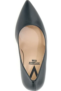 PITTARELLO VERA Décolleté nere a punta con tacco a rochetto 9053 Clearance