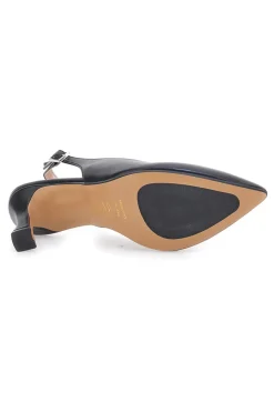 PITTARELLO GLAM Décolleté Nere Slingback con Tacco Medio 21 NERO Best