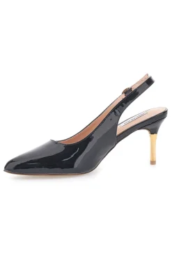 MARIELLA BURANI Décolleté Nere Slingback Effetto Vernice 51260