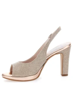PITTARELLO LOVE Décolleté Open-Toe Oro 4477 CIPRIA Online