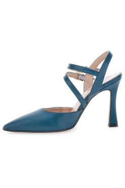 PITTARELLO COUTURE Décolleté Petrolio a Punta 155 BLUE Sale