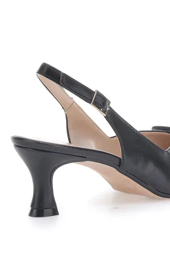 PITTARELLO Décolleté Slingback Nere a Punta P555 Sale