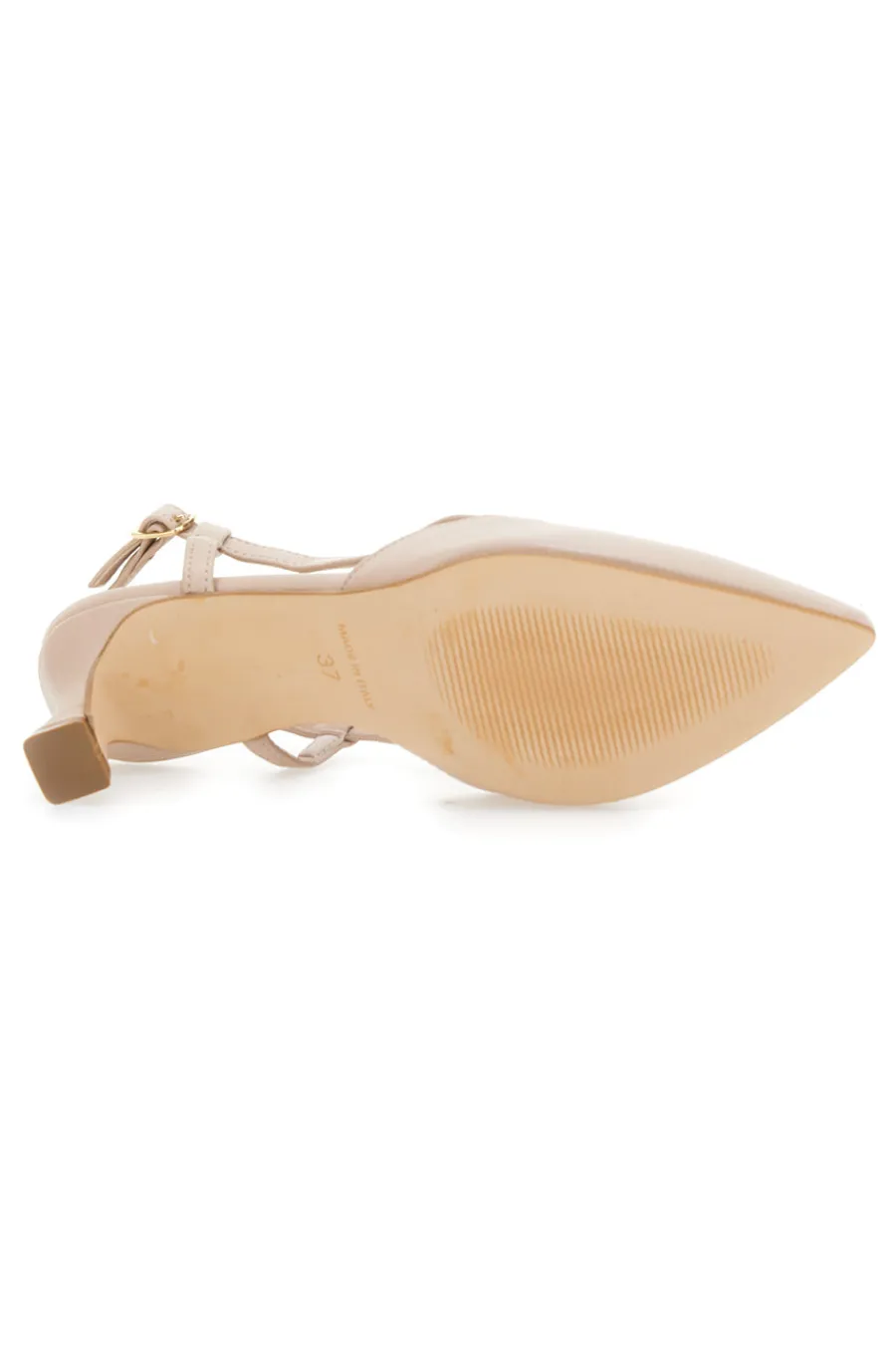 PITTARELLO GLAM Décolleté Slingback con Tacco Medio NUDE Outlet