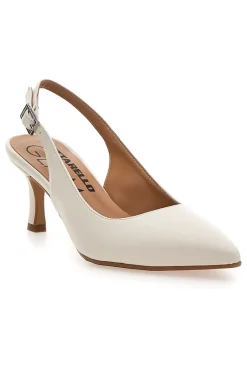PITTARELLO GLAM Décolleté slingback con tacco 934 PANNA Best