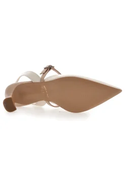 PITTARELLO GLAM Décolleté Slingback Panna 502 NACKT