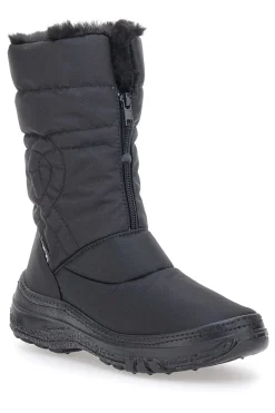 Donna 2T2L Doposci Neri Con Zip Frontale 2355