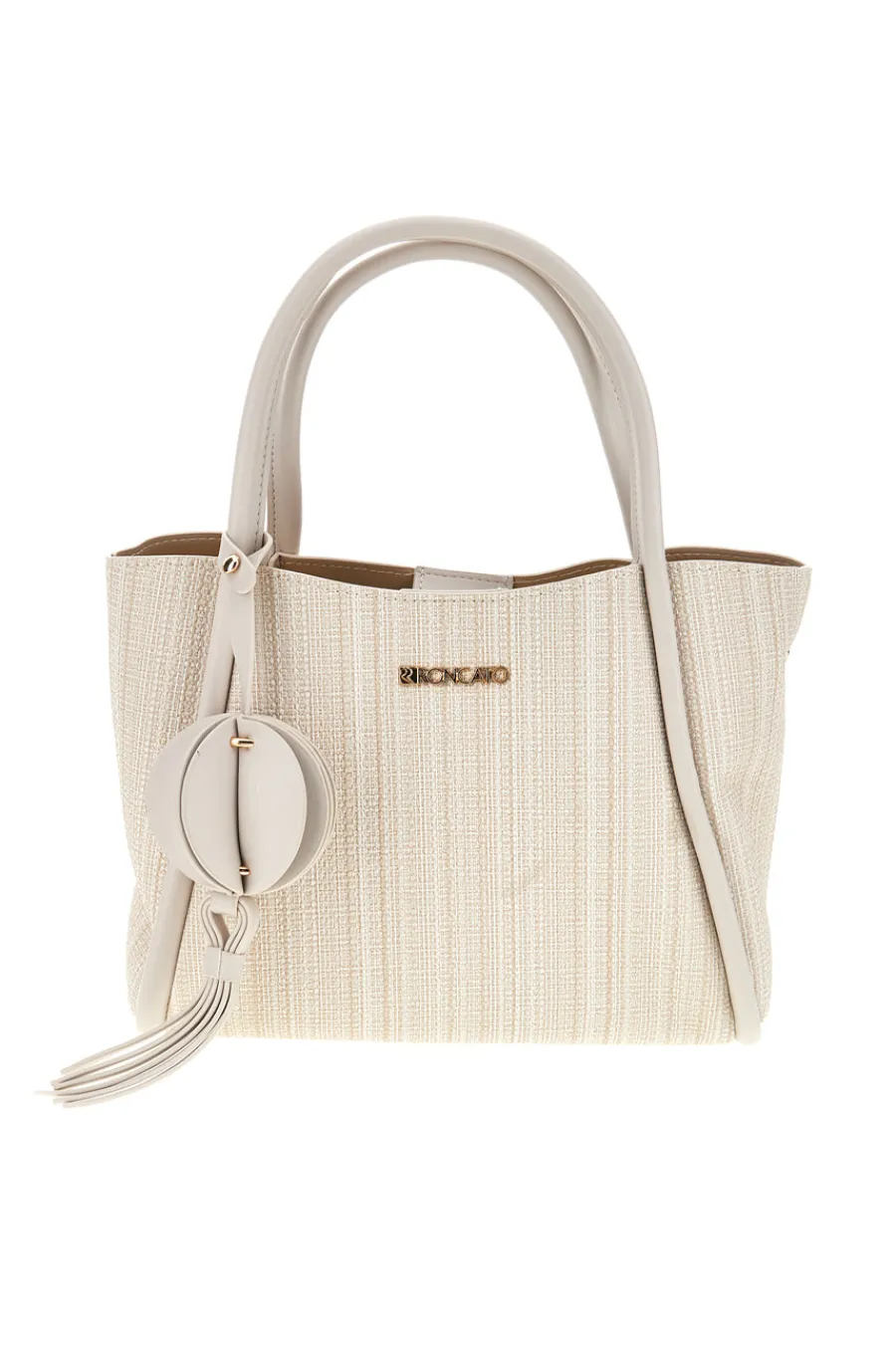 Donna RONCATO Elfenbeinfarbene Tasche mit Schulterriemen R5379