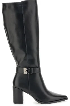 ENERGY I5 e High-Heel-Stiefel mit Zierriemen SCHWARZ Outlet