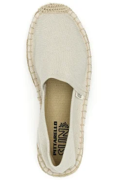 PITTARELLO SUN Espadrillas bianche in tessuto con suola con corda SGMS2520 New