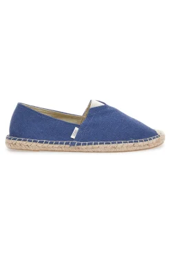 Uomo PITTARELLO SUN Espadrillas blu in tessuto con suola in corda SGMS2510
