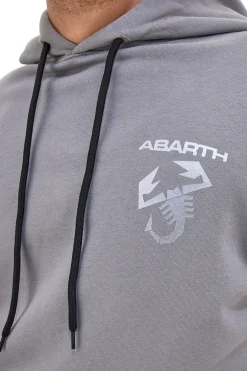 Uomo ABARTH Fepa grigia con cappuccio ogo frontae AH025CP