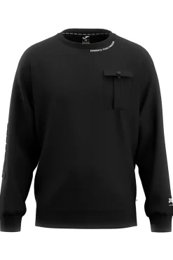 JOMA Fepa nera con taca frontae e girocoo Urban treet weathirt