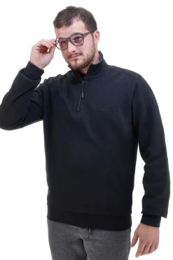 Uomo SEVENOAKS Fepa nera con zip corta interno cado NBY319